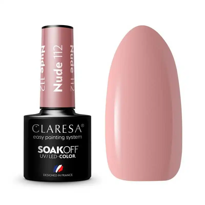 CLARESA NUDE/ BEIGE 112 UV NAGELLACK 5 ML