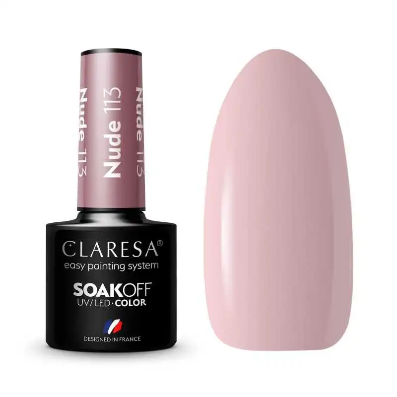 CLARESA NUDE/ BEIGE 113 UV NAGELLACK 5 ML CLARESA NUDE/ BEIGE 113 UV NAGELLACK 5 ML