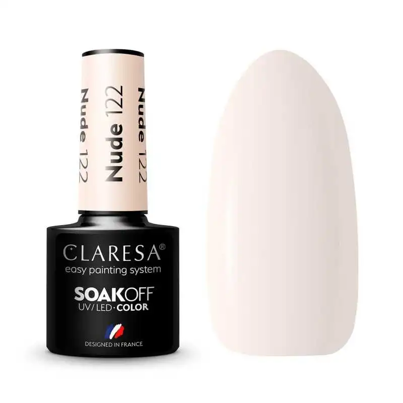 CLARESA NUDE/ BEIGE 122 UV NAGELLACK 5 ML