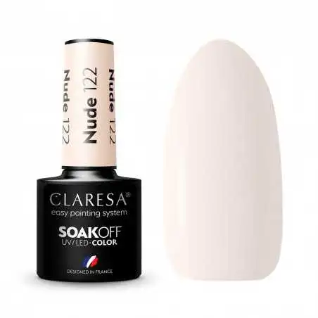 CLARESA NUDE/ BEIGE 122 UV NAGELLACK 5 ML
