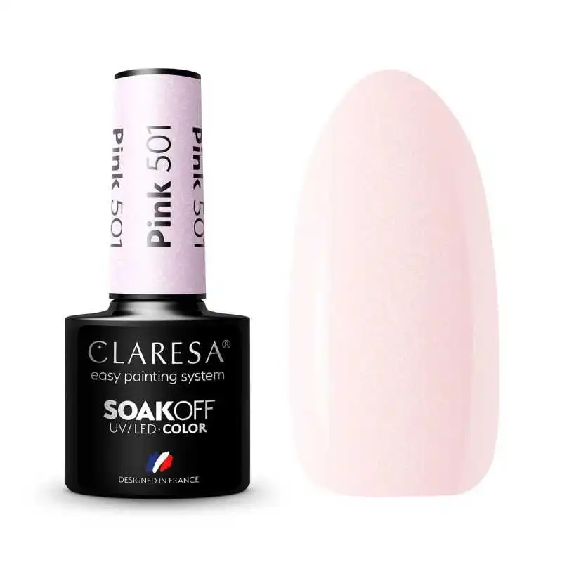 CLARESA PINK/ ROSA 501 UV NAGELLACK 5 ML