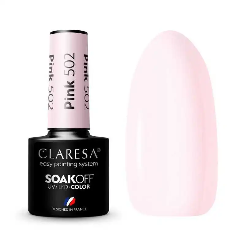 CLARESA PINK/ ROSA 502 UV NAGELLACK 5 ML CLARESA PINK/ ROSA 502 UV NAGELLACK 5 ML